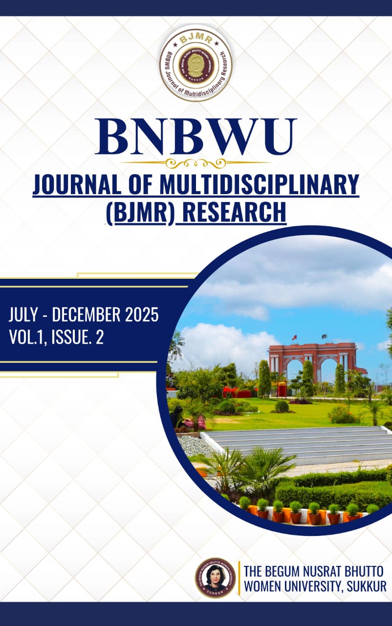 					View Vol. 1 No. 2 (2025): BNBWU Journal of Multidisciplinary Research (BJMR) 
				